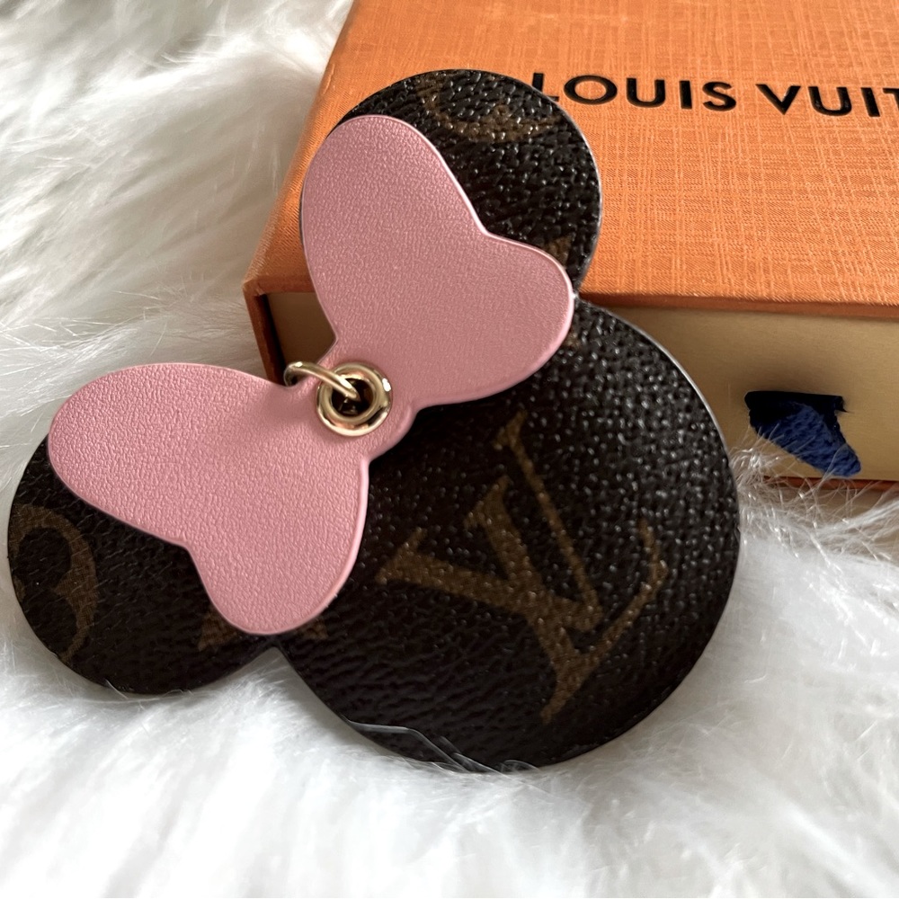 Designer Inspired Disney Minnie Mouse Keychain NWT